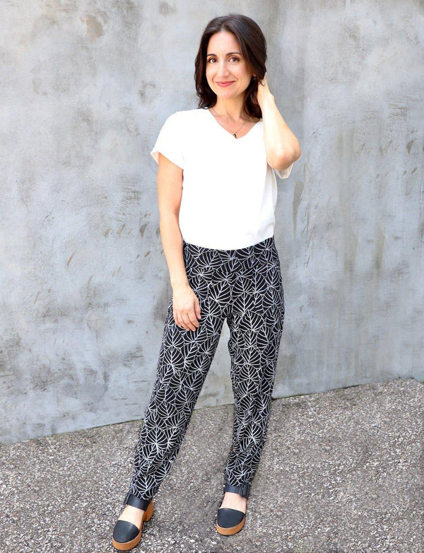 Eden Black Organic Pants - Passion Lilie