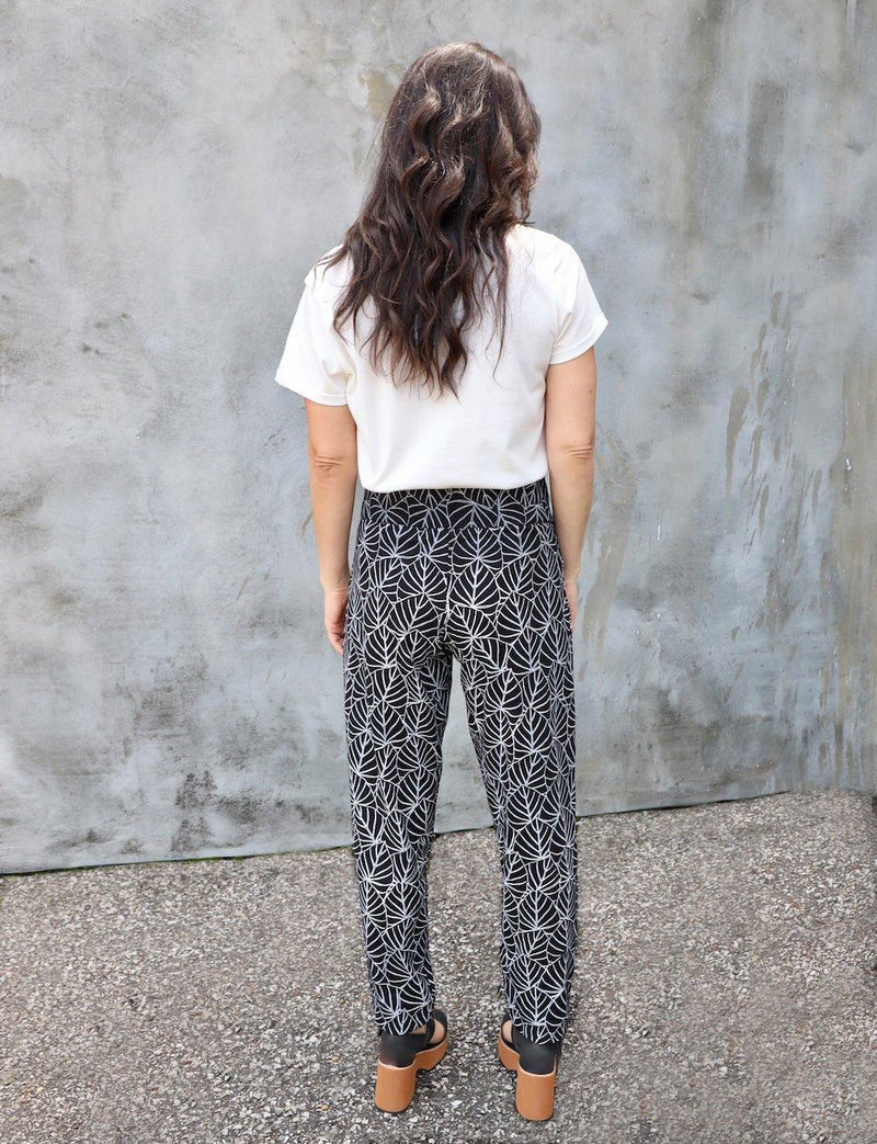 Eden Black Organic Pants - Passion Lilie