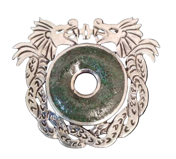 Serpent and Chalchihuite Brooch