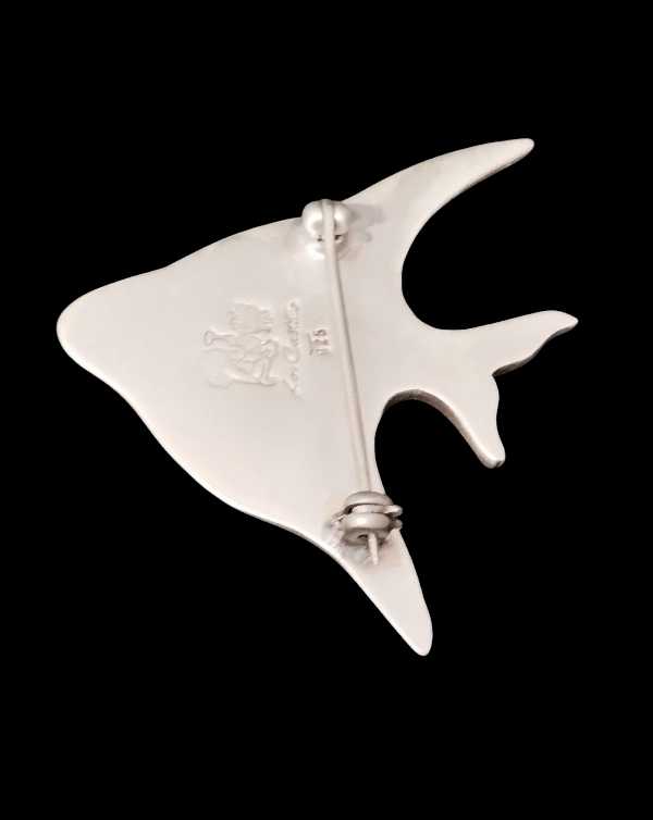 Pufferfish Brooch in Married Metals