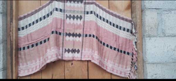 Handwoven Shawl with Traditional Patterns