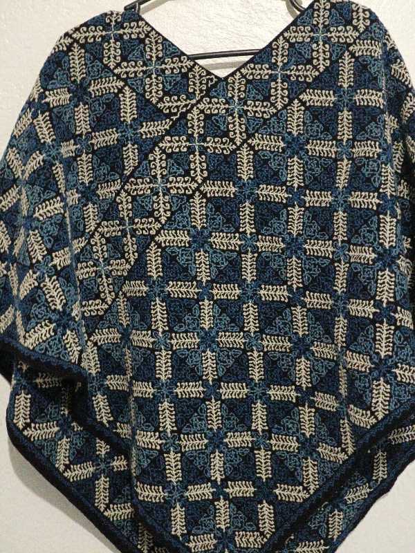 Superfine Huipil in Fermented Indigo Tones