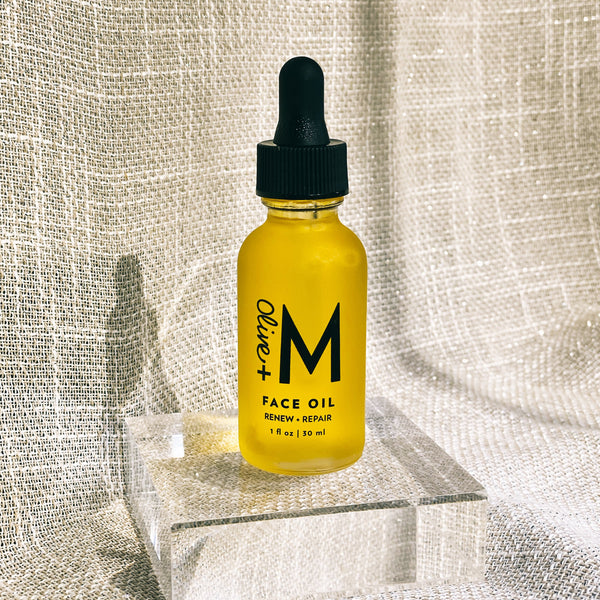 Skincare Face Oil, 100% Organic Olive Oil to Regain Your Beauty & Powerful Anti-Aging – Olive +M (2 oz)