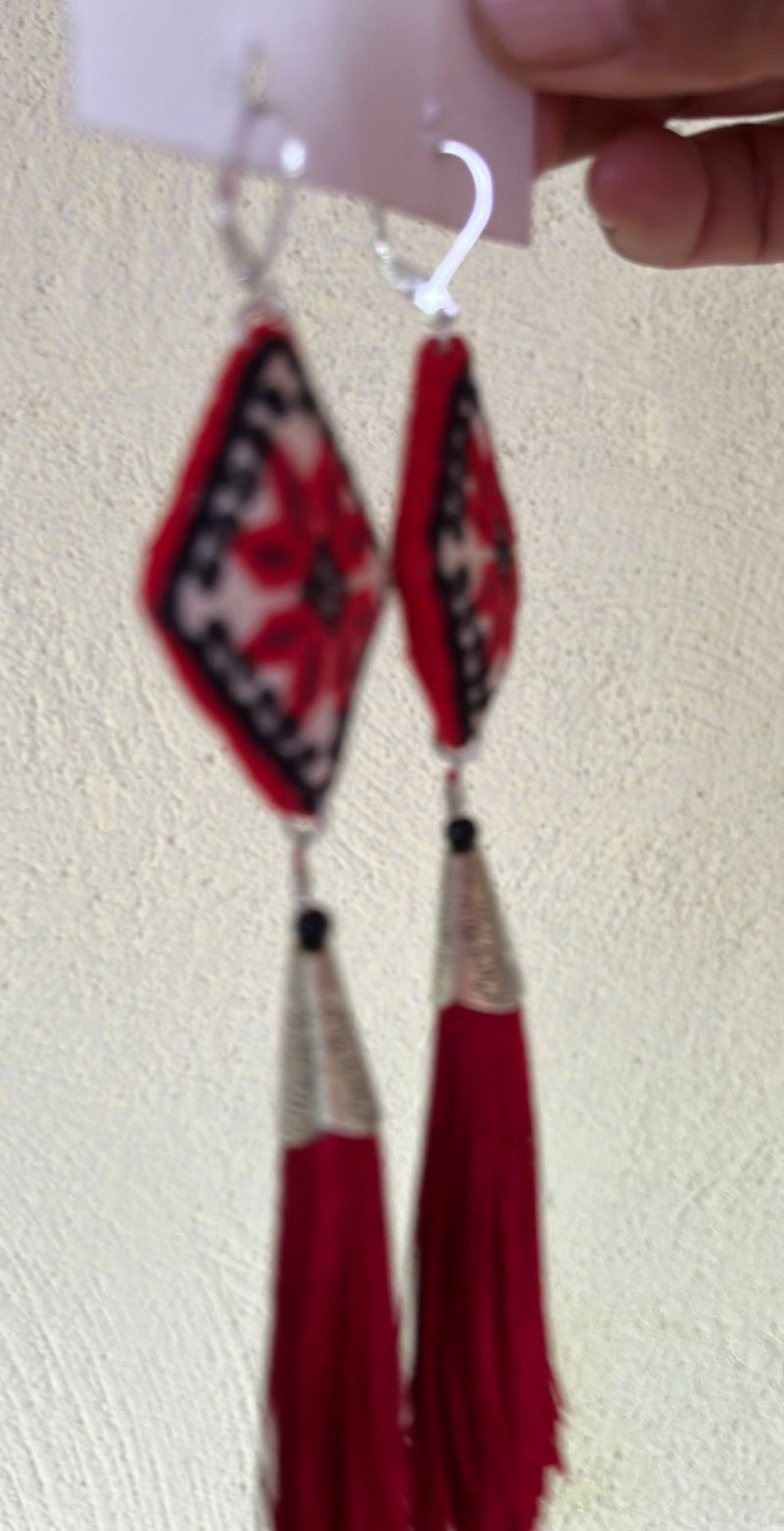 Mazahua Star Design Earrings