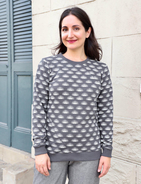 Glacier Sun Organic Fleece Sweater - Passion Lilie