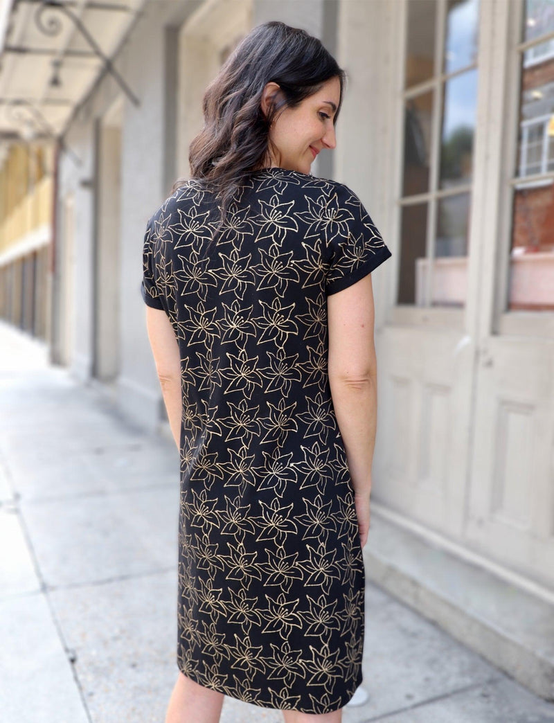 Golden Lily Organic Dress - Passion Lilie