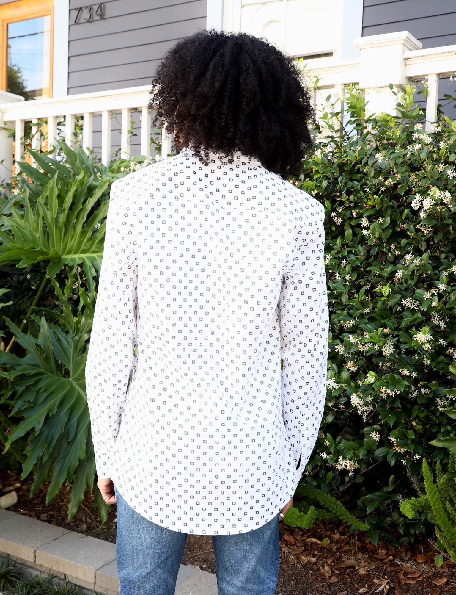 Harit Organic Cotton Men's Button Down Shirt - Passion Lilie