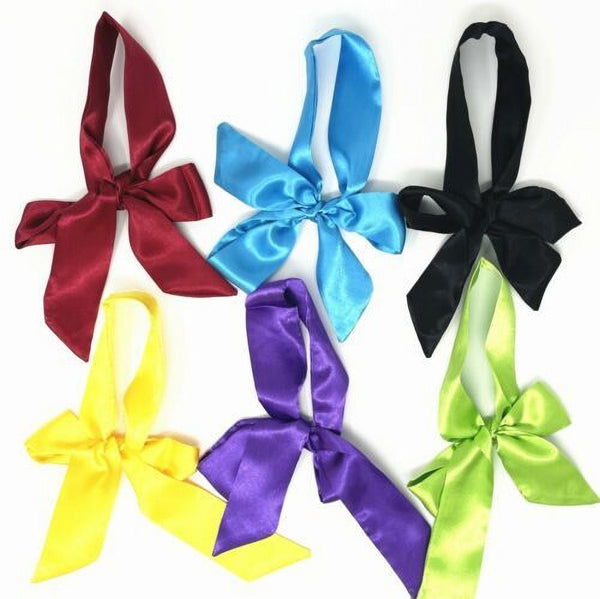 6 pcs Silk Hair Scarf