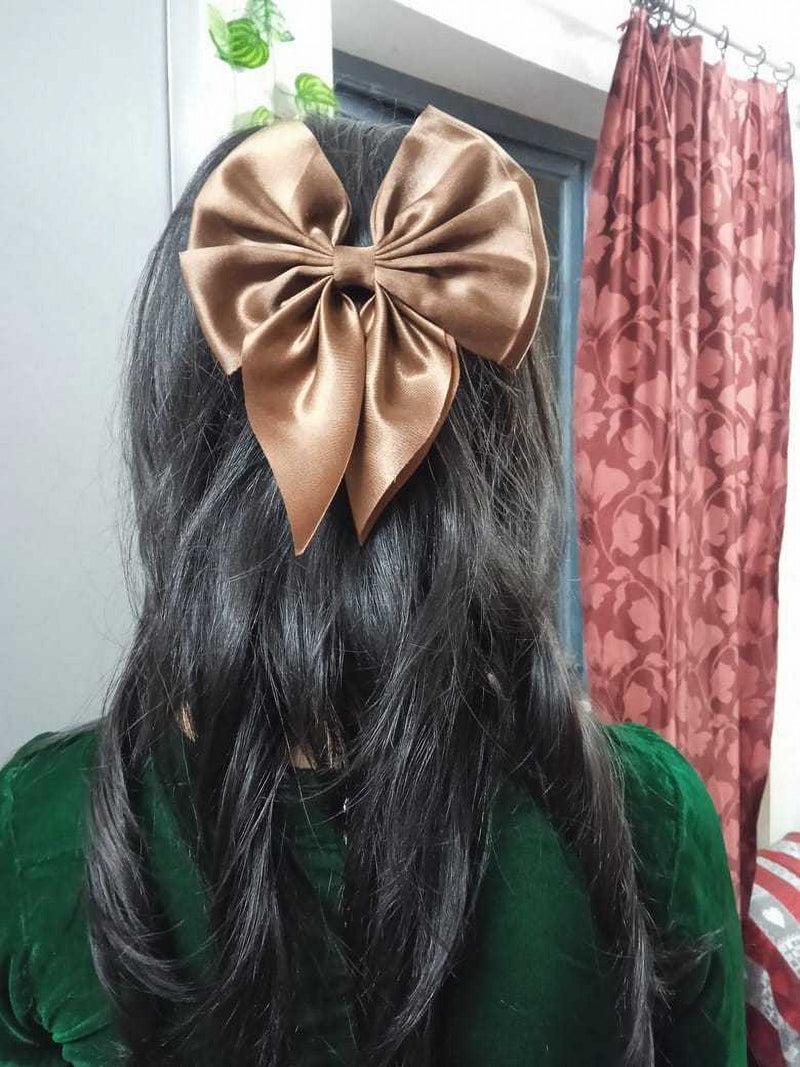 Satin Bow - Elegant Hair Grip