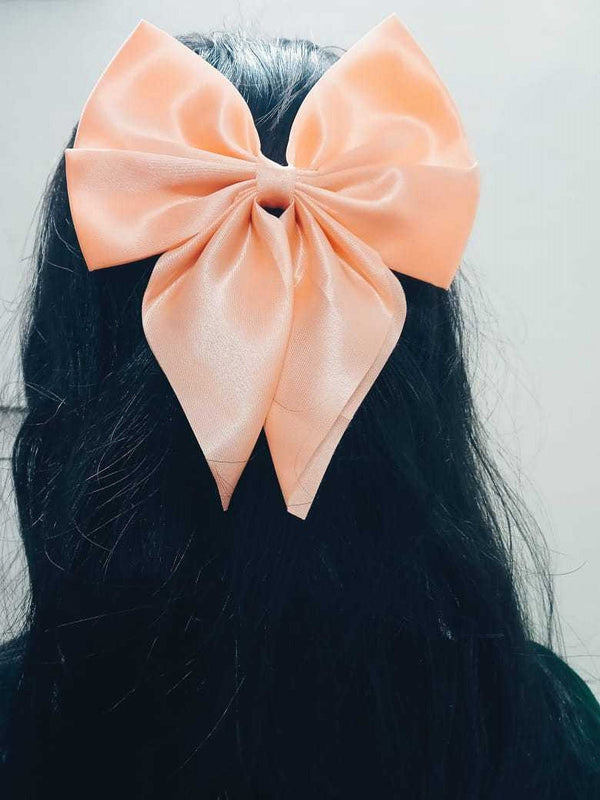 Satin Bow - Elegant Hair Grip