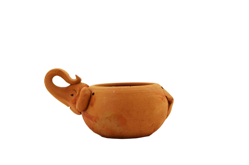 Terracotta Elephant Hanging 2 Planters