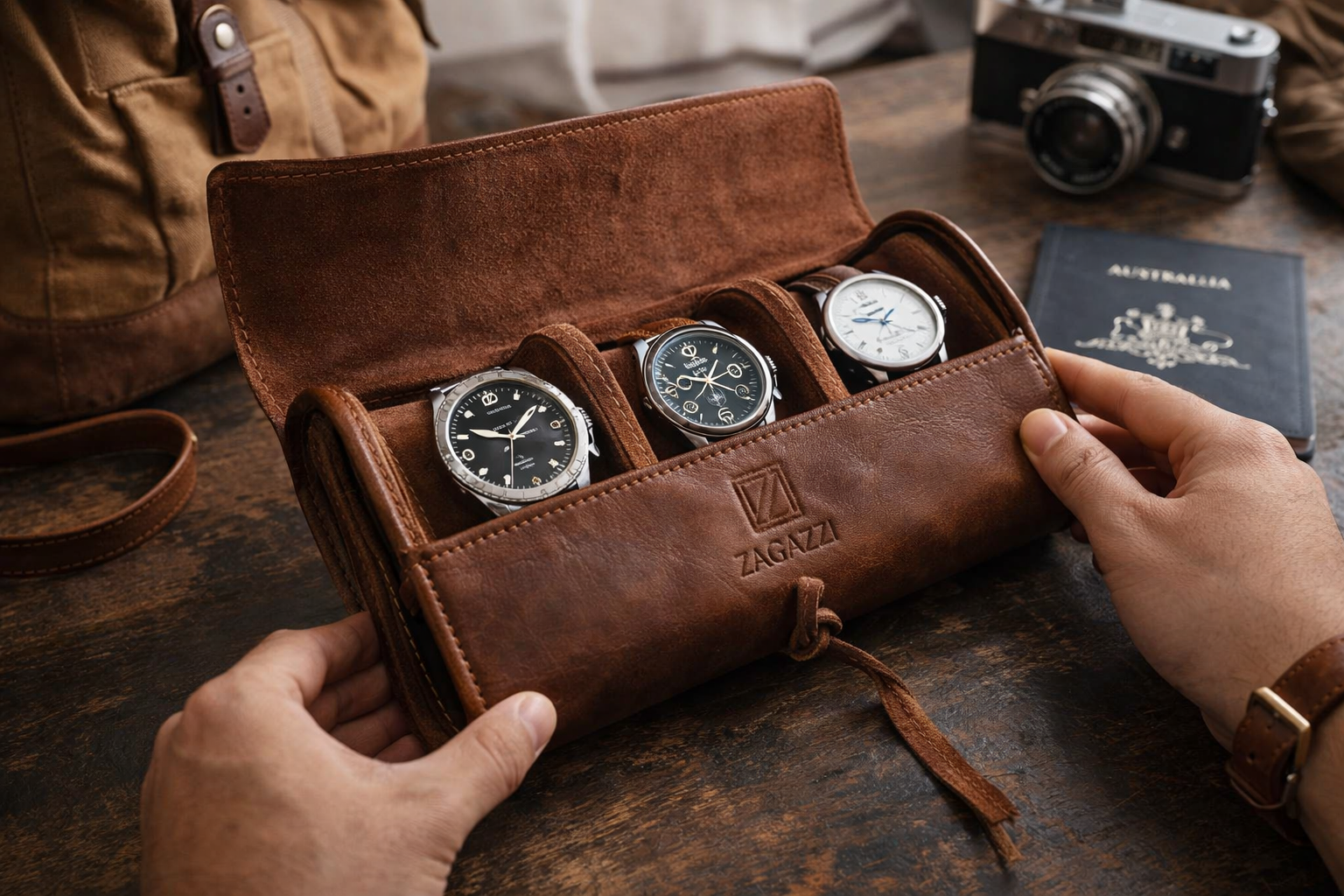 Leather Watch Case