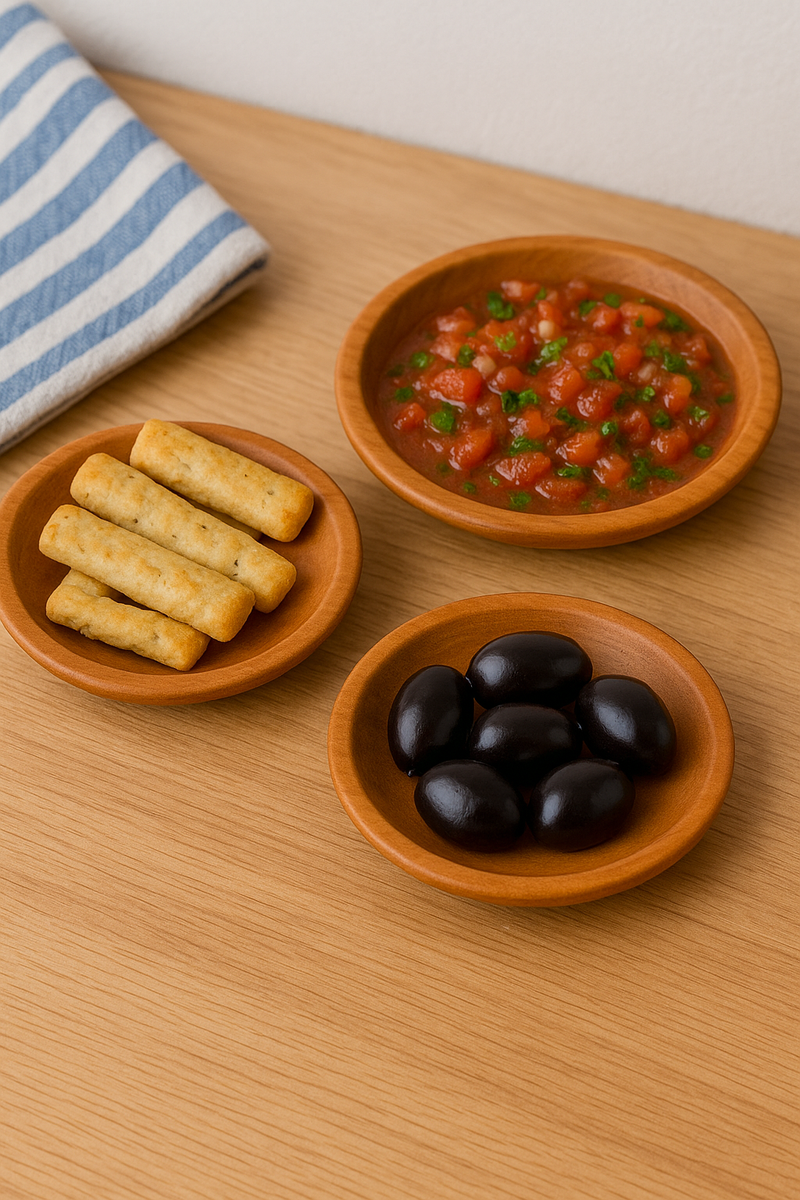 Set of 3 round wells