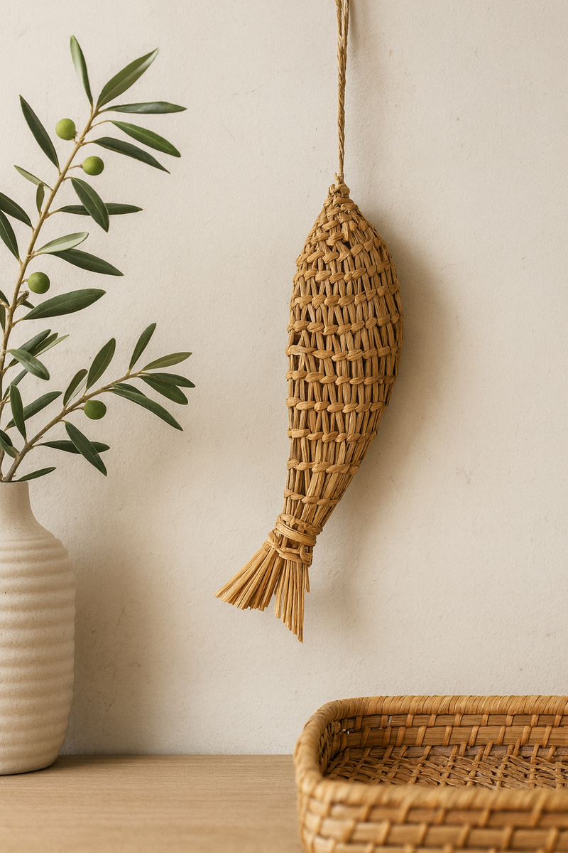 Fish in jonquil fiber