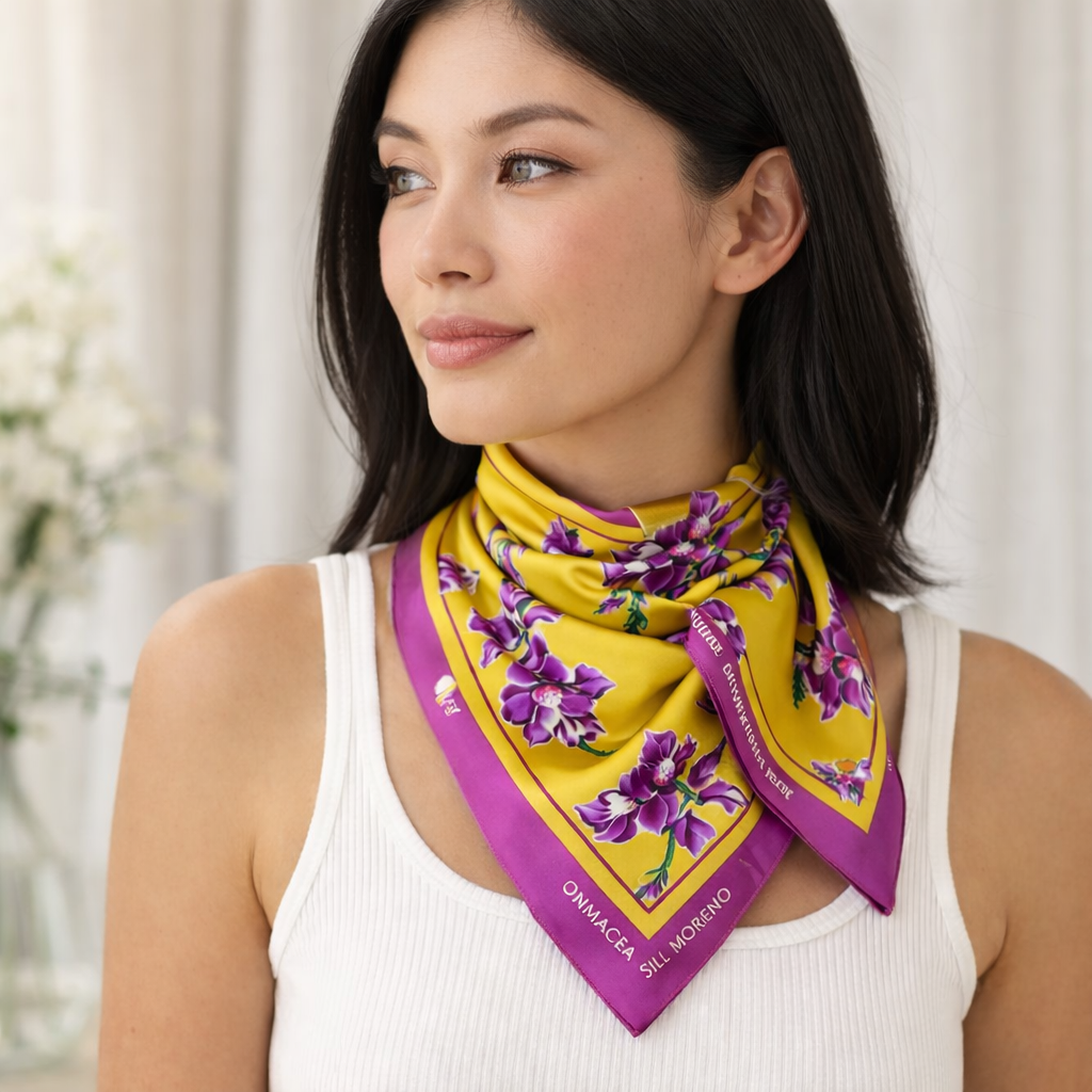 Fambacea Silk Scarf XL