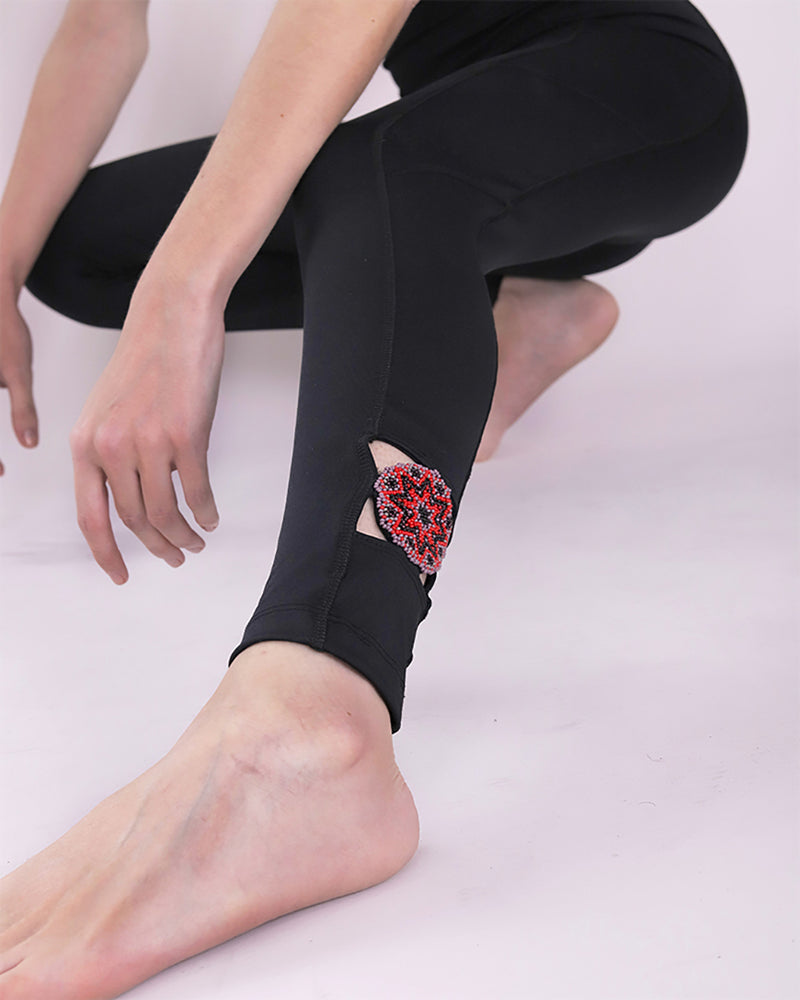 Black Tubu Leggings