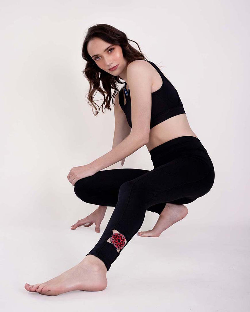 Black Tubu Leggings