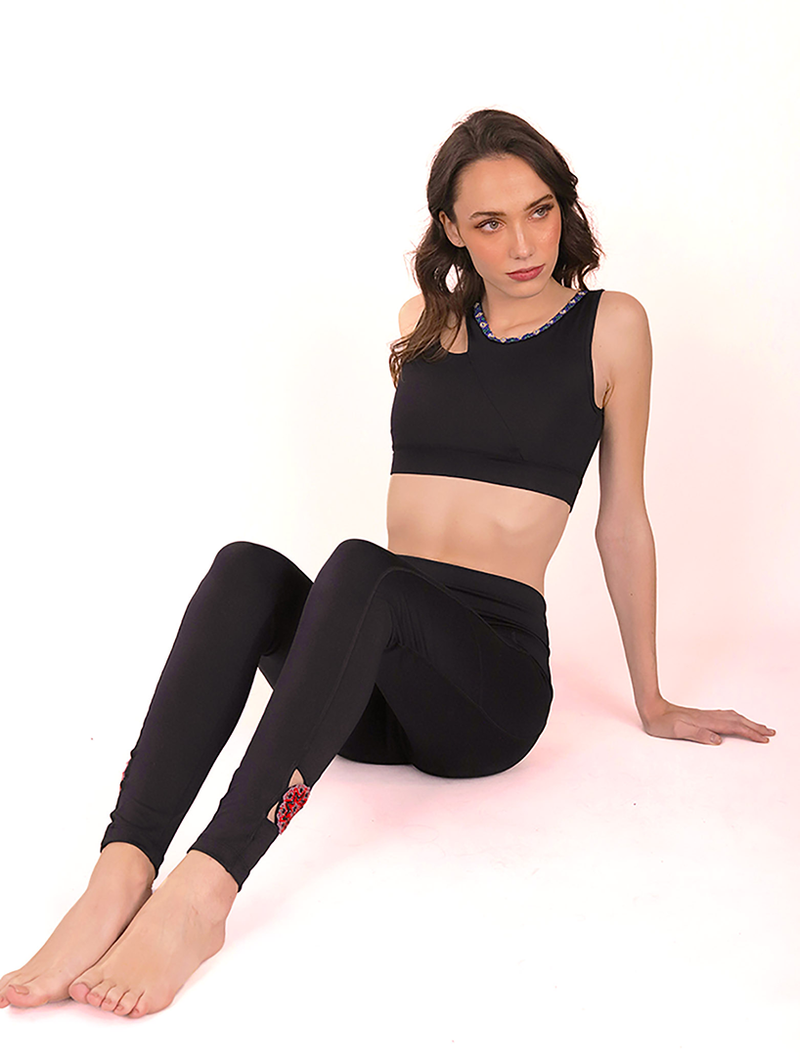 Black Tubu Leggings