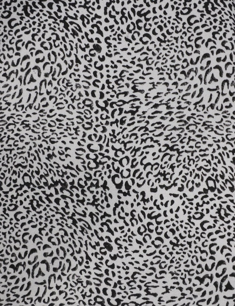 Leopard Print Organic Fleece Sweater - Passion Lilie