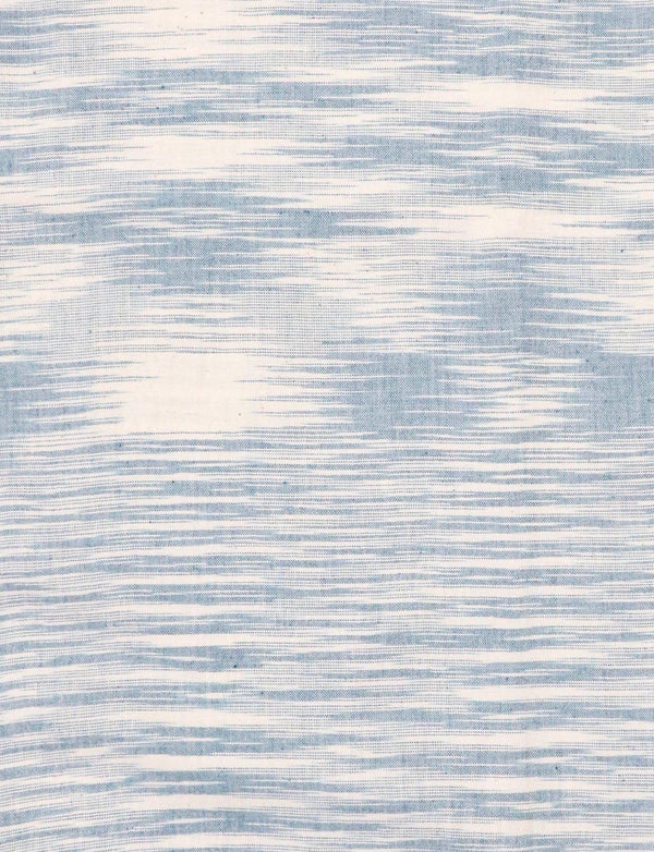 Light Blue Handwoven Cotton Fabric by the Yard - Passion Lilie