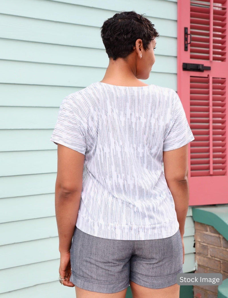 Moana Organic Top : Pre - Loved - Passion Lilie