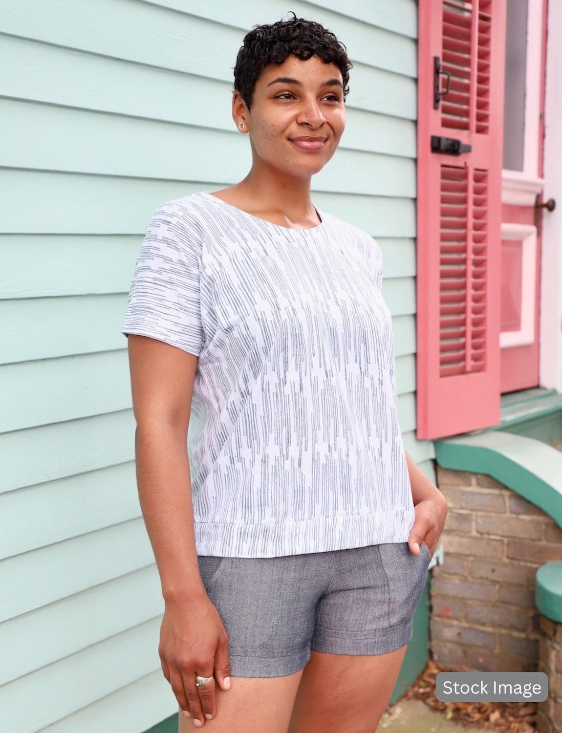 Moana Organic Top : Pre - Loved - Passion Lilie