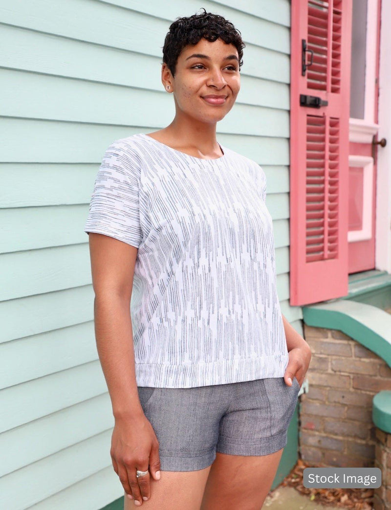 Moana Organic Top : Pre - Loved - Passion Lilie