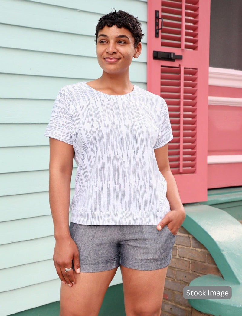 Moana Organic Top : Pre - Loved - Passion Lilie