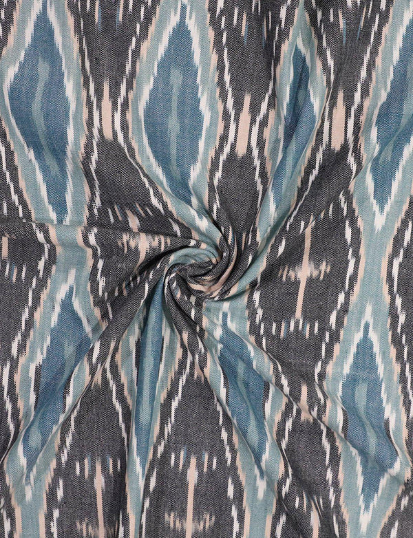 Multi Ikat Handwoven Cotton Fabric by the Yard - Passion Lilie