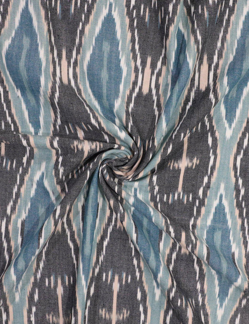 Multi Ikat Handwoven Cotton Fabric by the Yard - Passion Lilie