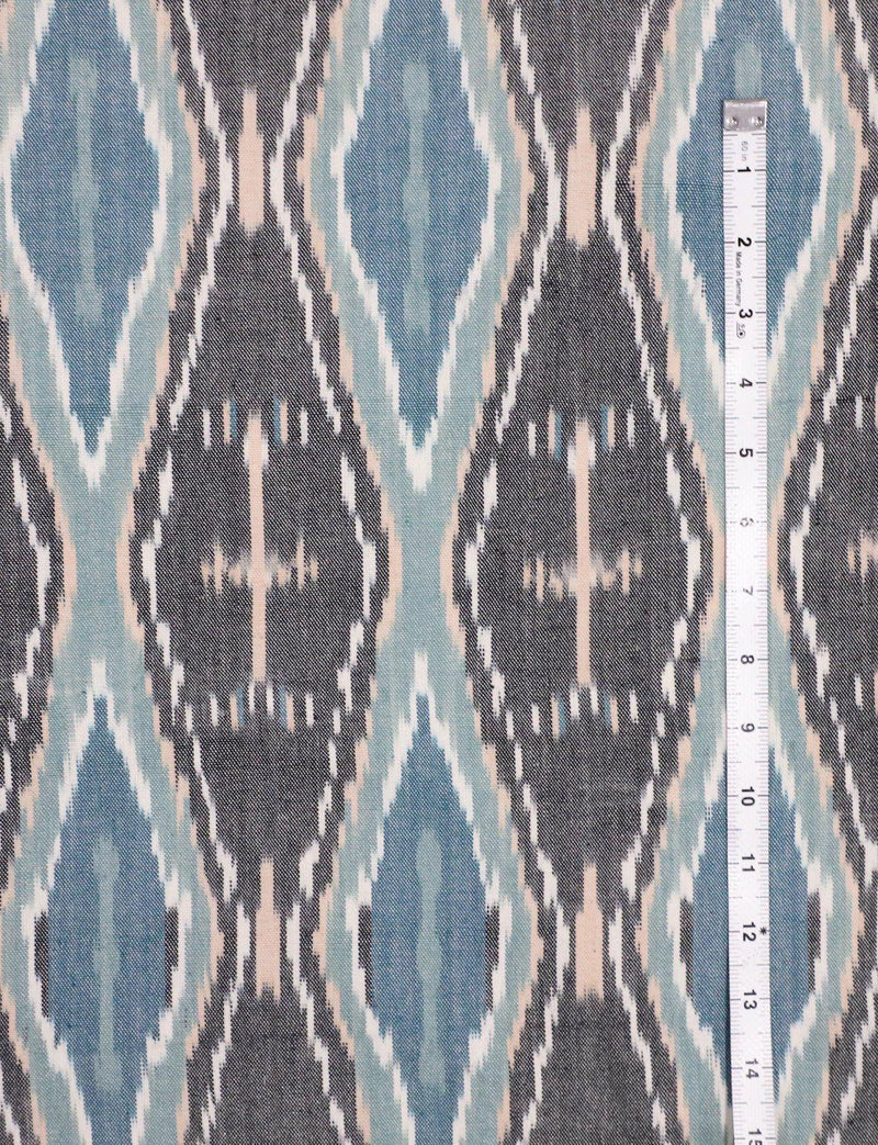 Multi Ikat Handwoven Cotton Fabric by the Yard - Passion Lilie