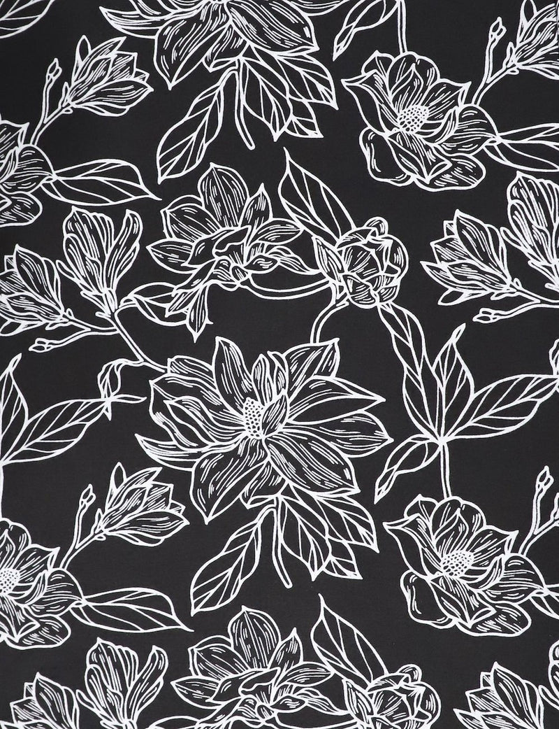 Obsidian Magnolia Organic Maxi Dress - Passion Lilie