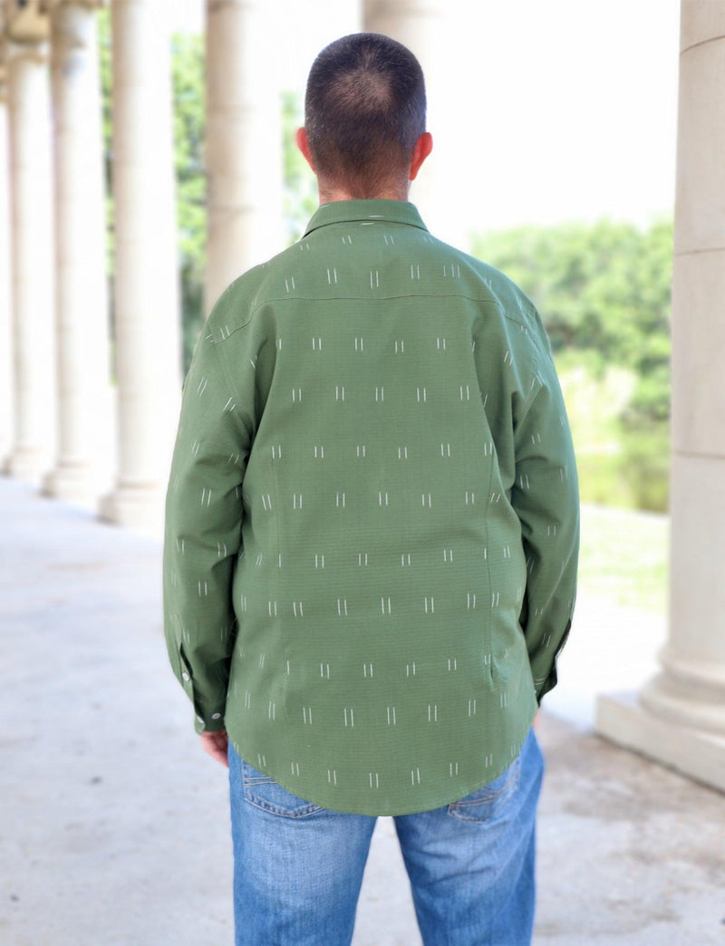 Oliver Organic Cotton Men's Button Down Shirt - Passion Lilie