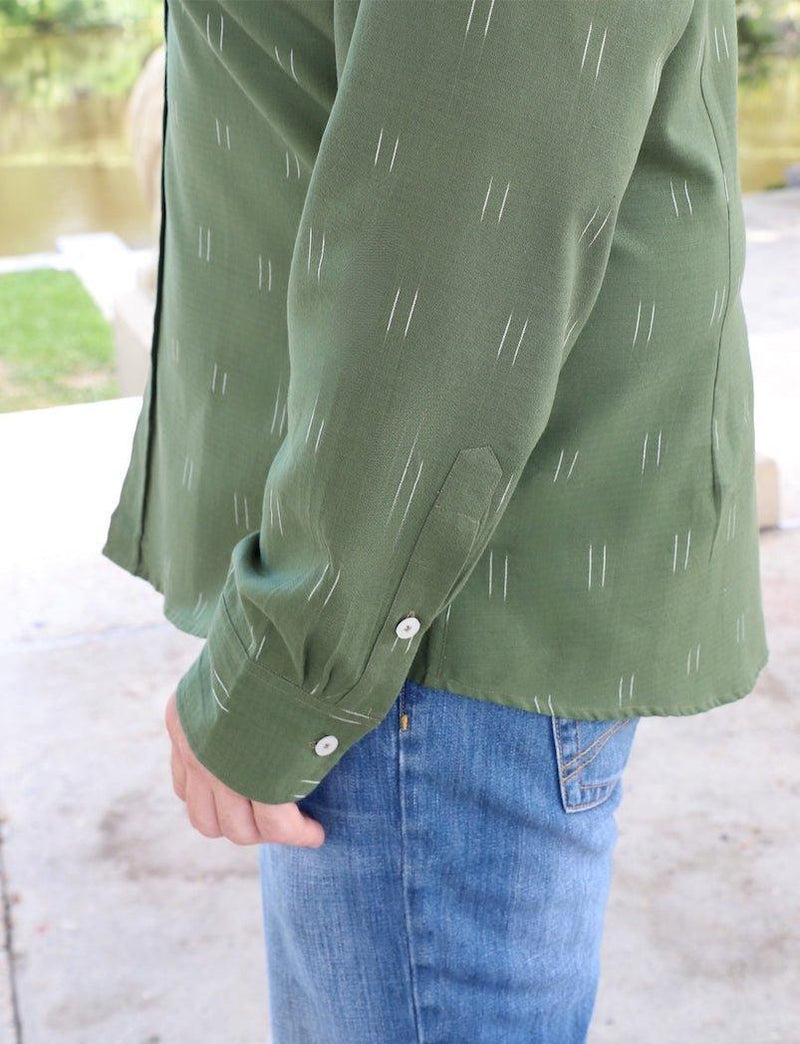 Oliver Organic Cotton Men's Button Down Shirt - Passion Lilie