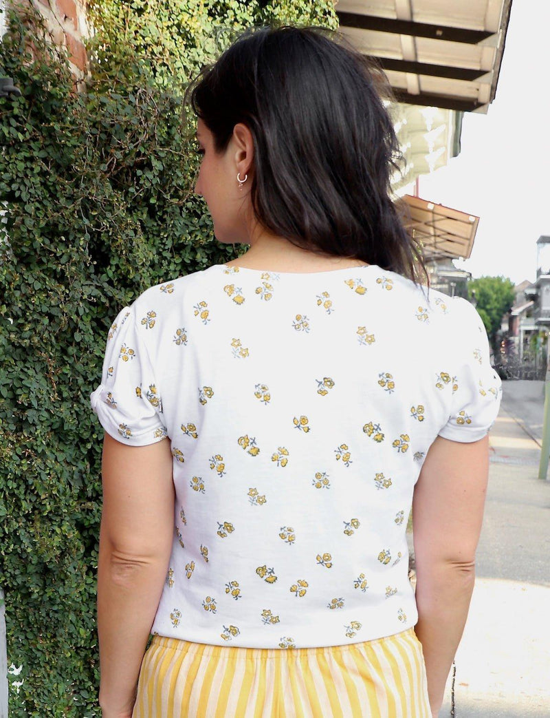 Petite Floral Organic Top - Passion Lilie