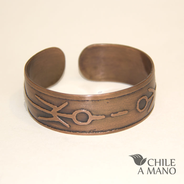 Engraved Copper Bracelet