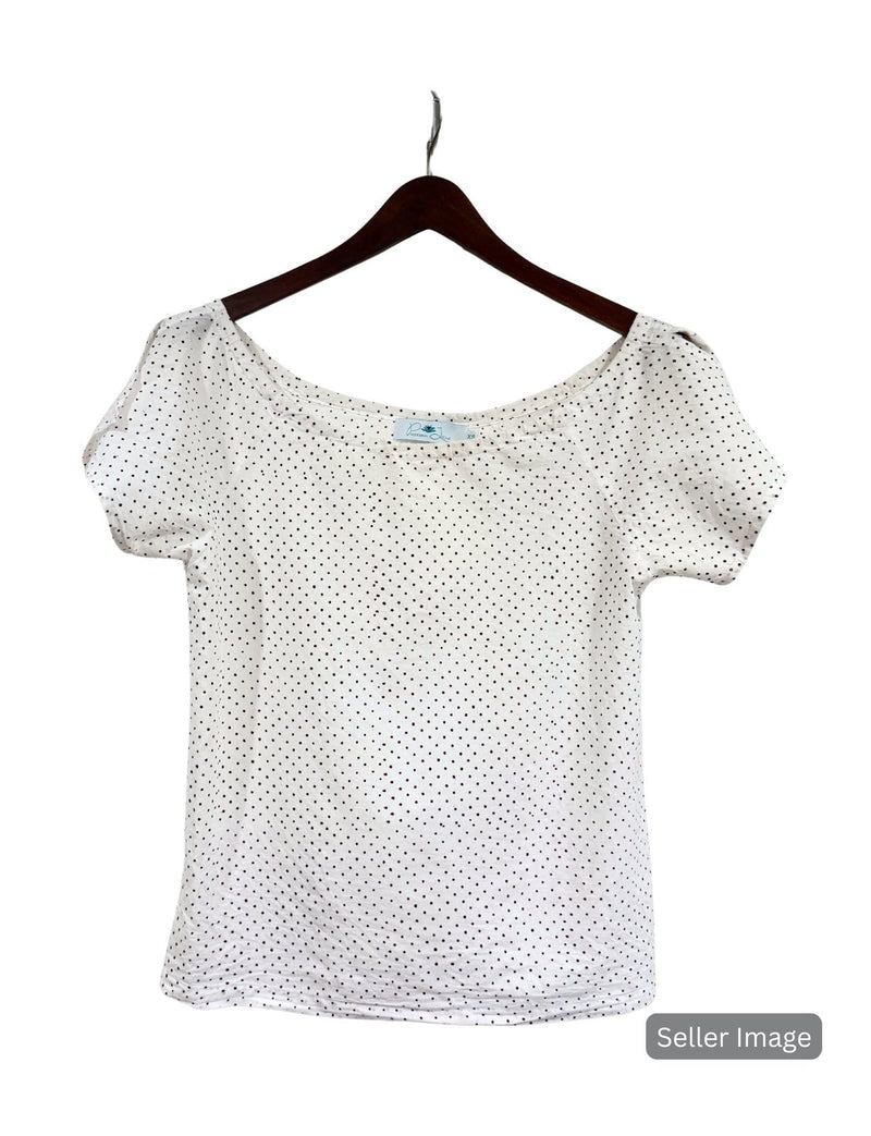 Red Polka Dot Top : Pre - Loved - Passion Lilie