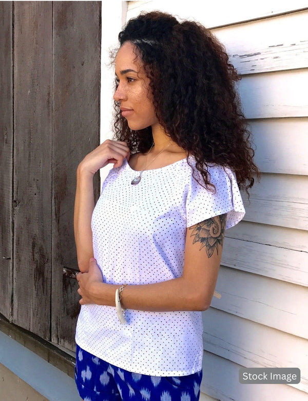 Red Polka Dot Top : Pre - Loved - Passion Lilie