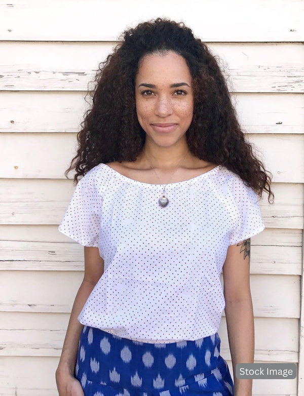 Red Polka Dot Top : Pre - Loved - Passion Lilie