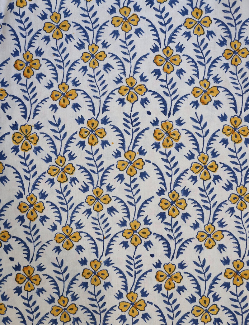 Retro Floral Organic Cotton Button Dress - Passion Lilie