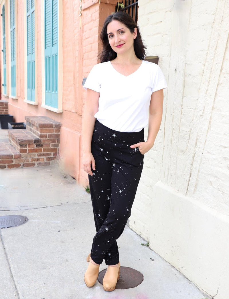 Starry Organic Pants - Passion Lilie