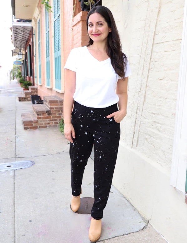 Starry Organic Pants - Passion Lilie