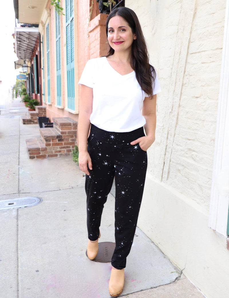 Starry Organic Pants - Passion Lilie