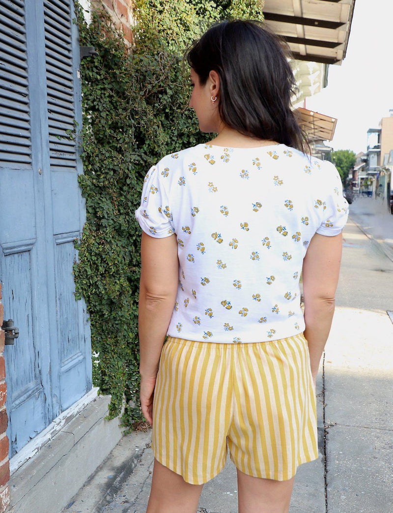 Sun Ray Organic Cotton Shorts - Passion Lilie