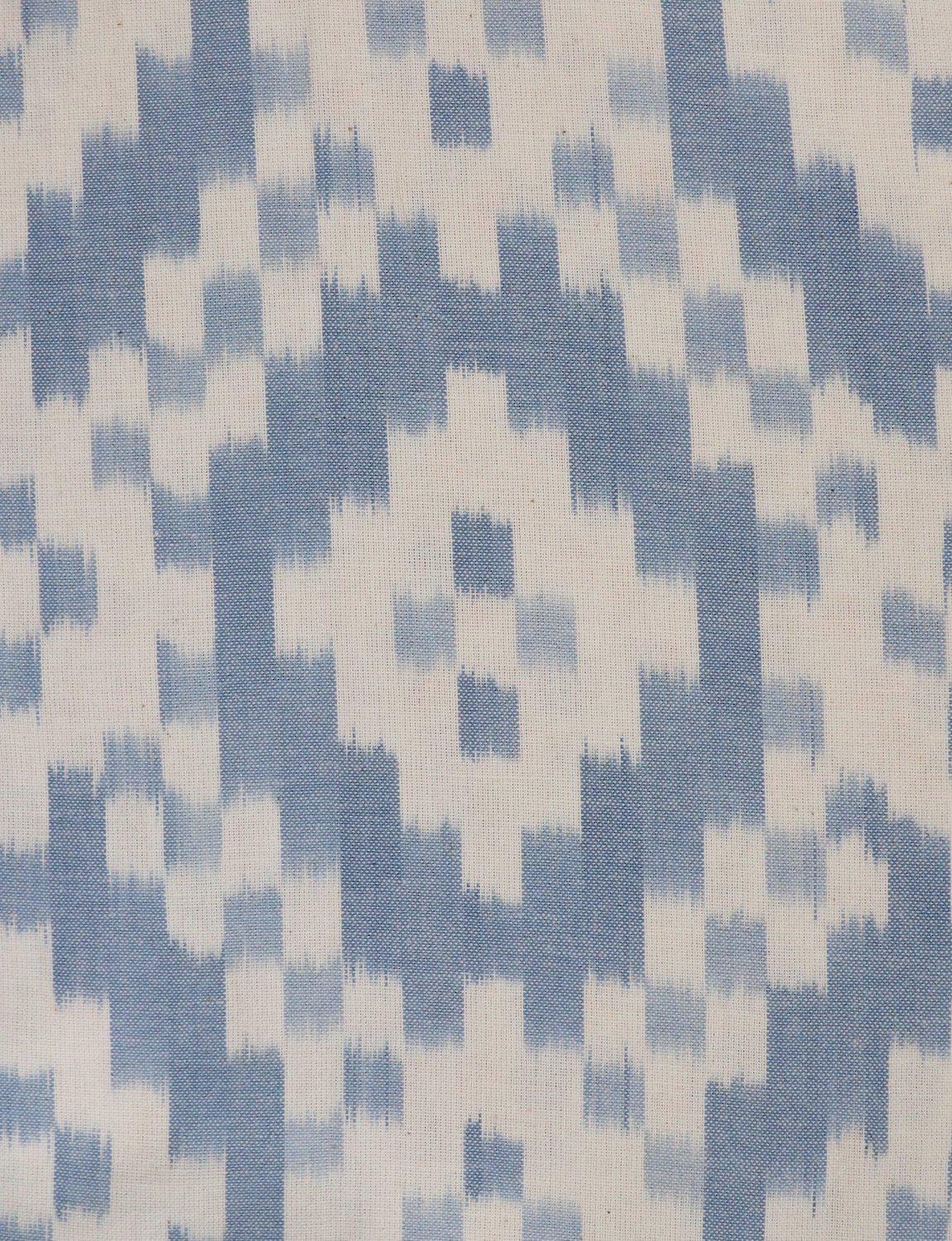 Tranquil Blue Organic Cotton Button Dress - Passion Lilie