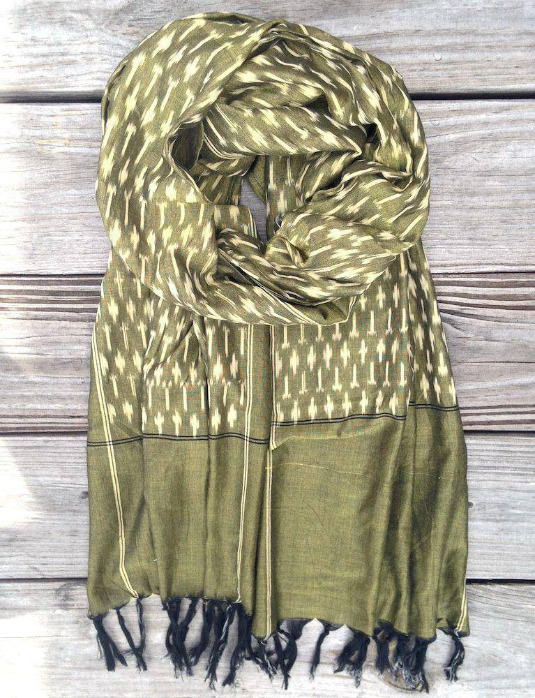 Classic Olive Scarf