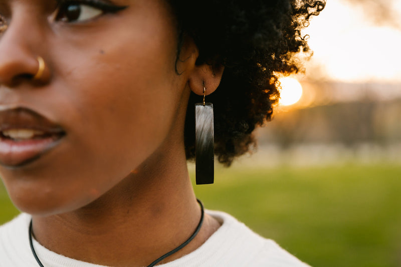 Baguette Earrings by Atelier Calla