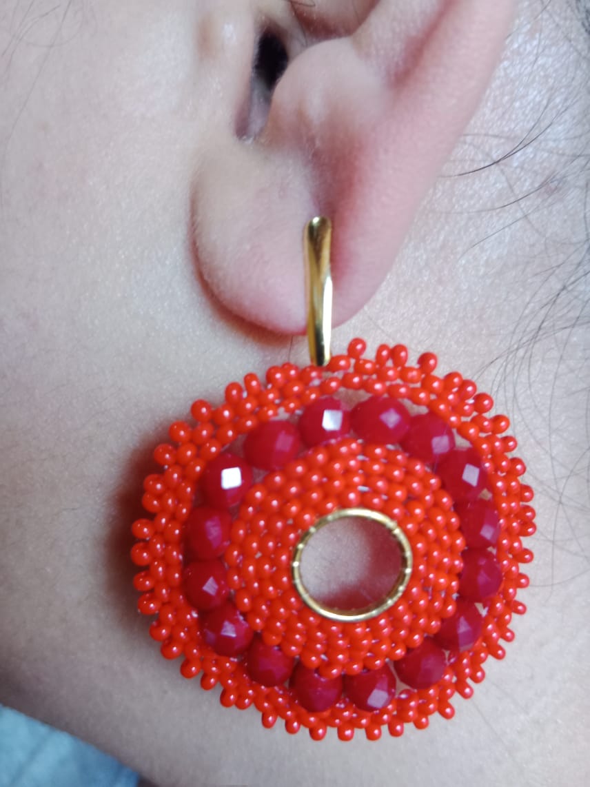 Rosa Florida Earrings