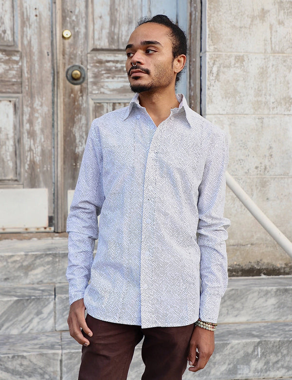 Avery Organic Cotton Men's Button Down Shirt