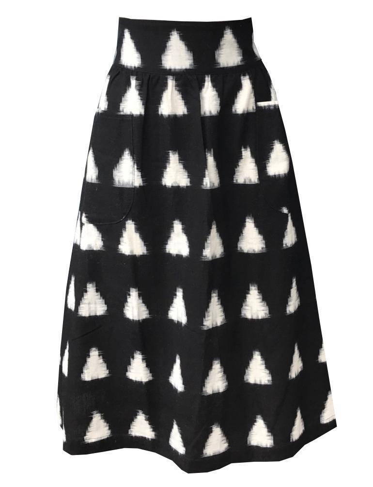 Triangles Midi Skirt
